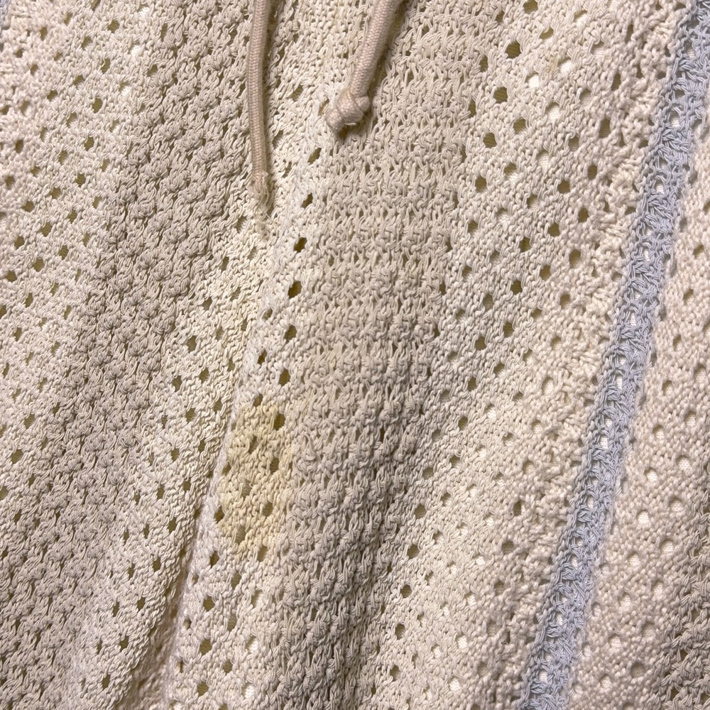Kith Mens Crochet Curtis Shorts Veil Beige Mens Large Vacation Resort Designer - Picture 2 of 10